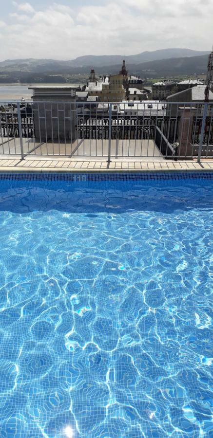Апартаменты Atico Centrico Con Piscina Comunitaria Рибадео Экстерьер фото